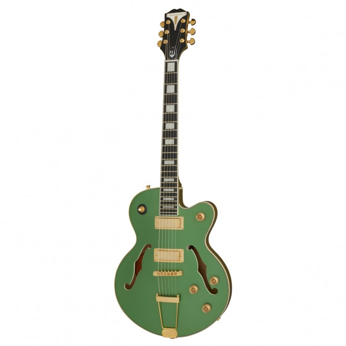 Epiphone UpTown Kat ES Semi Hollowbody Elektro Gitar (Emerald Green Metallic)