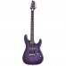 Schecter C-1 Platinum Elektro Gitar (Satin Purple Burst)