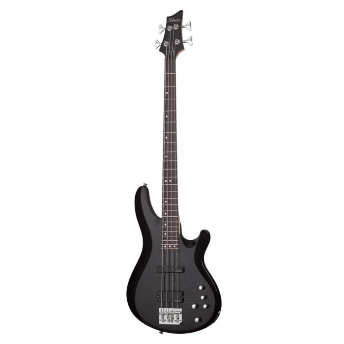 Schecter C-4 Deluxe Bas Gitar (See-Thru Black)