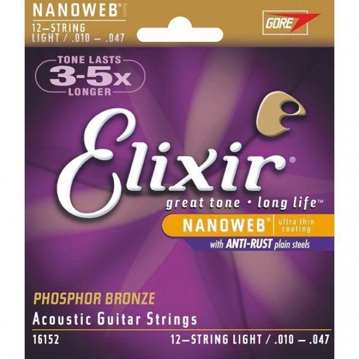 Elixir Akustik Phos. Bronze 12 Telli Set