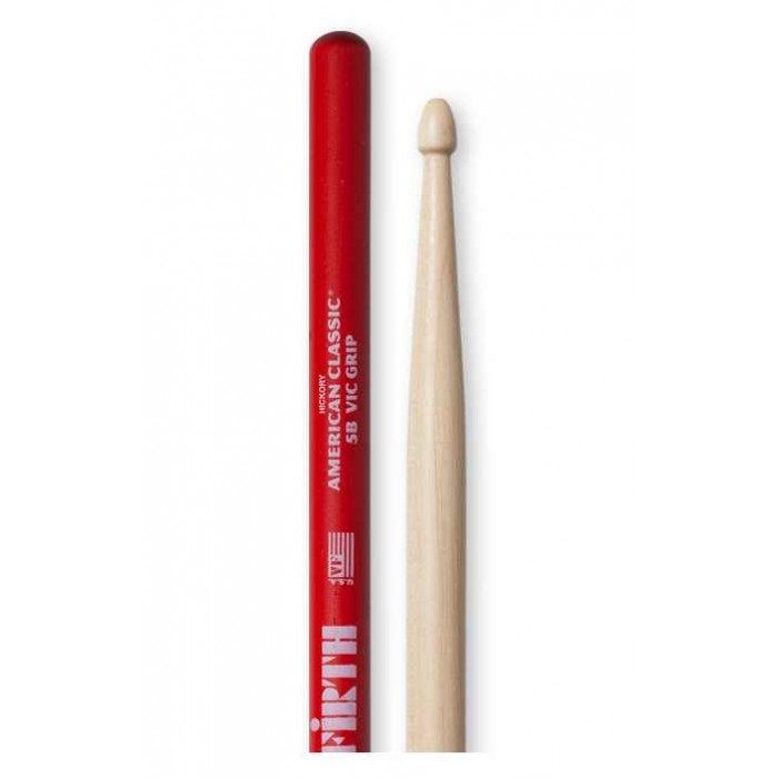 BAGET(ÇİFT) VIC 5B GRIP, HICKORY, 0.595