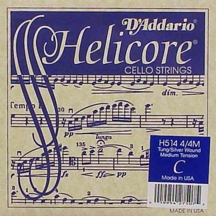 CELLO TEK TEL, HELICORE, C-DO, LONG SCALE, MEDIUM 