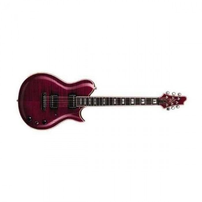 ELEKTRO GİTAR, FLAMED MAPLE TOP, TRANS PURPLE, 2 X