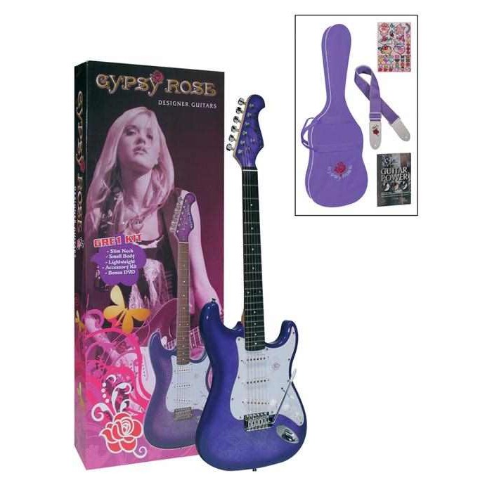 ELEKTRO GİTAR GYPSY ROSE SET (GIGBAG, STRAP, STICK