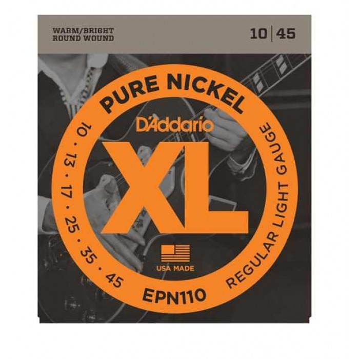 ELEKTRO GİTAR TEL SETİ, XL, 10-45, PURE NICKEL, RE