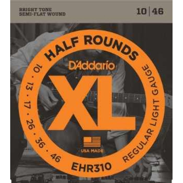 ELEKTRO GİTAR TEL SETİ, XL, HALF ROUNDS, REGULAR L