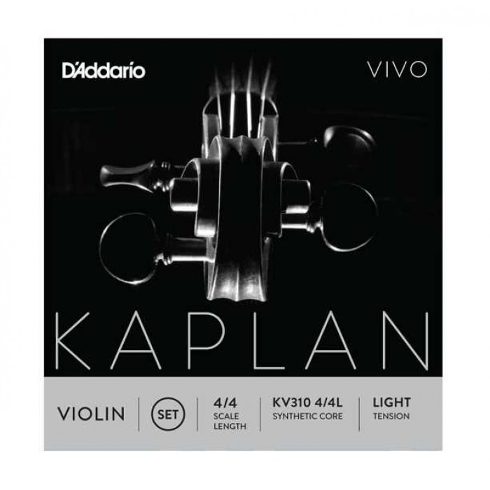 KEMAN TEL SETİ, KAPLAN VIVO, 4/4 SCALE, LIGHT TENS