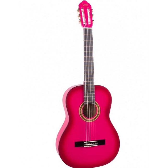 KLASİK GİTAR 4/4 PEMBE SUNBURST