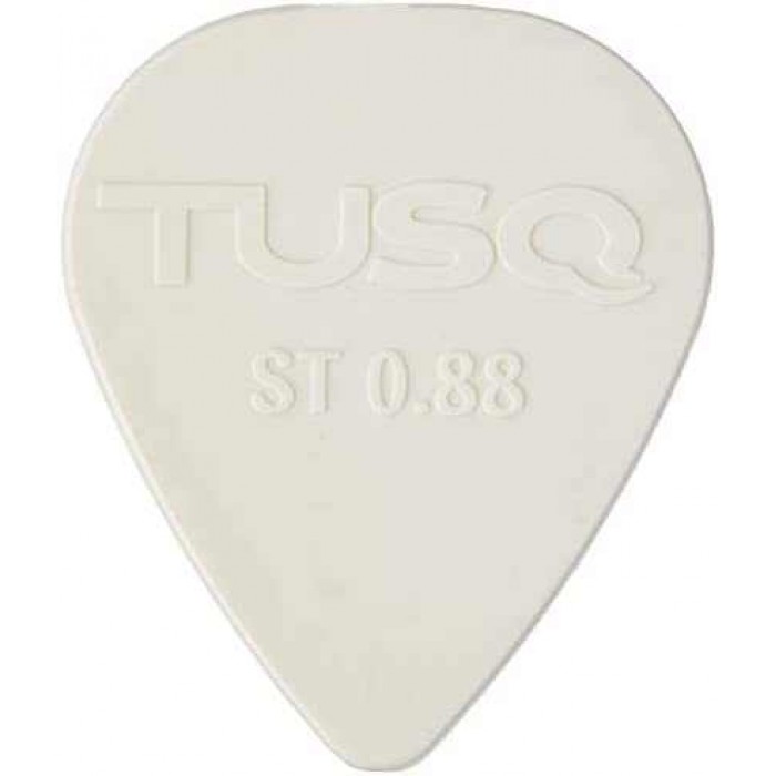 TUSQ Pick 0.88mm White 6 Pack Bright Tone (PENA)