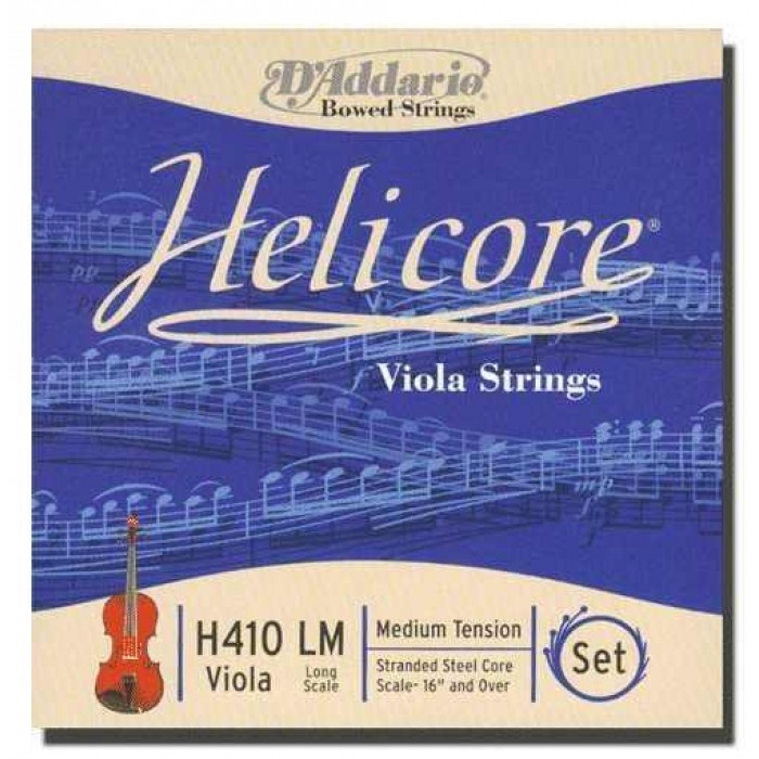 VIOLA TEL SETİ, HELICORE, LONG SCALE, MEDIUM TENSI